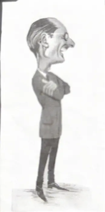 A caricatura clássica de Pedro Américo Leal
